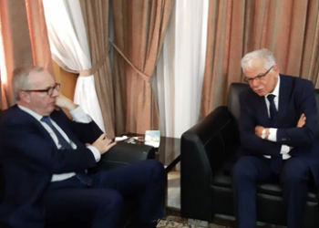 وزير الوظيفة العمومية وتحديث الإدراة والسياسات العمومية، كمال مرجان يستقبل المدير العام للإدارة والوظيفة العمومية الفرنسي، تييري لو غوف: