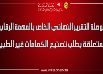 حوصلة التقرير النهائي الخاص بالمهمّة الرقابية المتعلقة بطلب تصنيع الكمامات غير الطبية